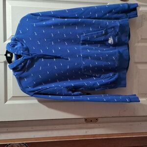 Nike men's size medium blue pullover hoodie